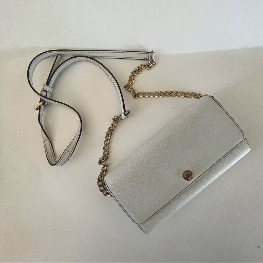 Michael Kors White Crossbody Bag / Wallet